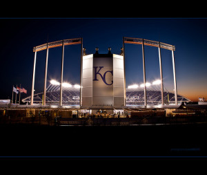 Kauffman Stadium home of the Kansas City Royals. September 4, 2010. Royals vs. Tigers